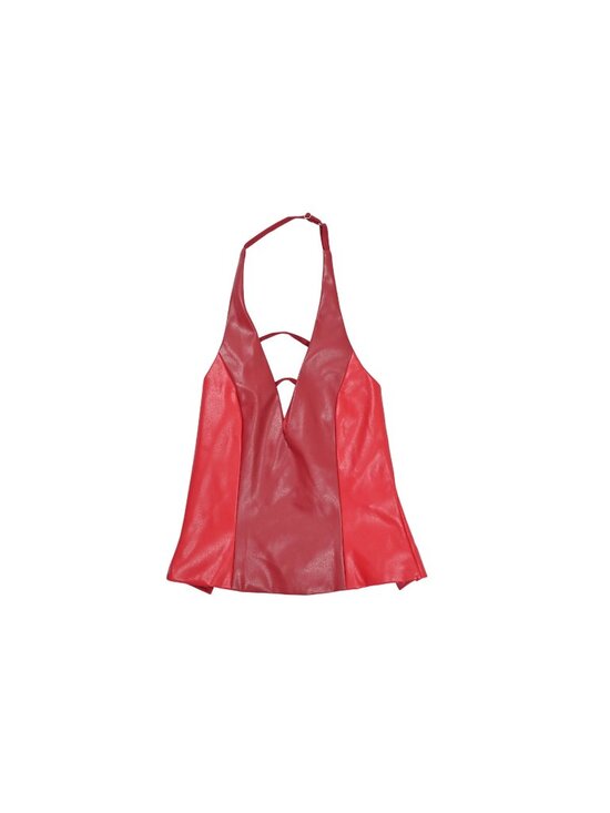 Setaye Tops - Setaye Cherry Top in Red